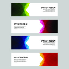 Vector Abstract design banner web template