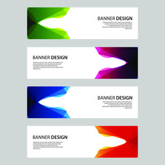 Vector Abstract design banner web template