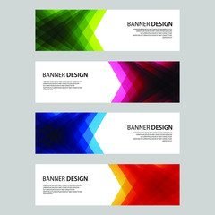 Vector Abstract design banner web template