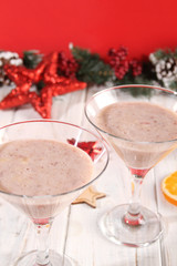 Non-alcoholic cocktails for New Year and Christmas