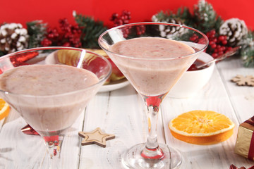 Non-alcoholic cocktails for New Year and Christmas