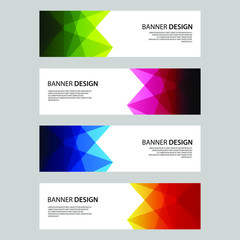 Vector Abstract design banner web template