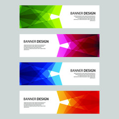Vector Abstract design banner web template