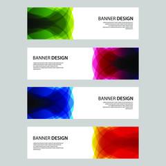 Vector Abstract design banner web template