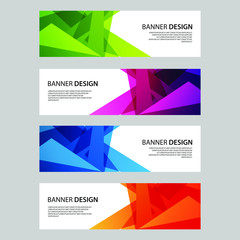 Vector Abstract design banner web template