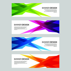 Vector Abstract design banner web template