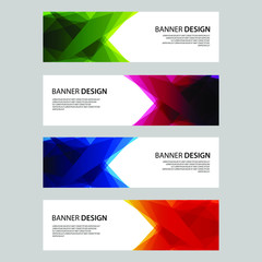 Vector Abstract design banner web template