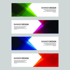Vector Abstract design banner web template