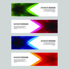 Vector Abstract design banner web template