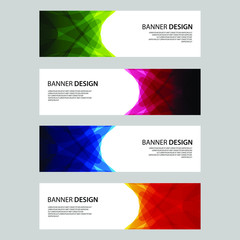 Vector Abstract design banner web template