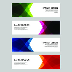 Vector Abstract design banner web template