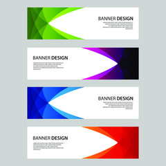 Vector Abstract design banner web template