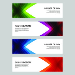 Vector Abstract design banner web template