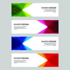Vector Abstract design banner web template