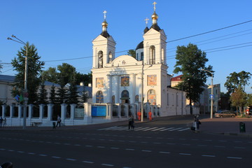 Fototapeta na wymiar Holy Intercession Cathedral in Vitebsk