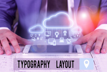 Handwriting text Typography Layout. Conceptual photo theory and practice of letter and typeface...