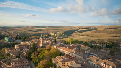 Fototapeta premium segovia desde el aire