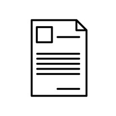 paper document file isolated icon