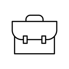 portfolio briefcase documents isolated icon