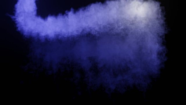 Smoke Phantom Blue 2020,3d Rendering