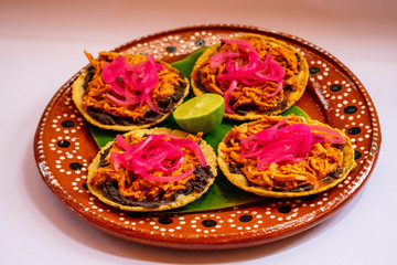 México Cochinita Pibil Panuchos