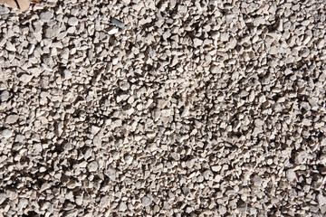 Close-up full frame view of a field of dry gravel
