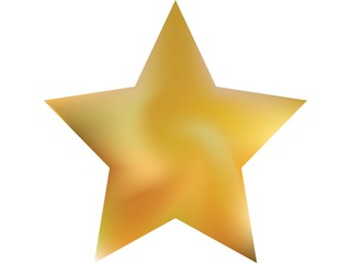 Obraz premium Blurred background in the form of pentagram.