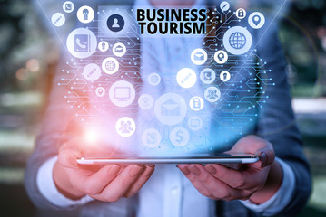 Handwriting text Business Tourism. Conceptual photo activity of leaving one s is native place for business purpose