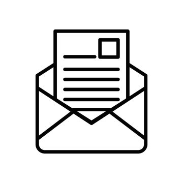 envelope mail postal service icon