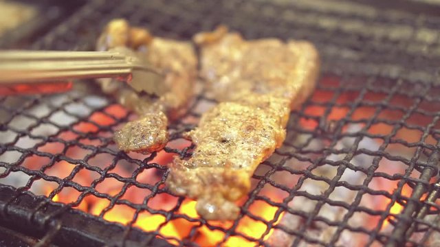 Work of the steak chef｜炭火焼ステーキ