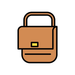 postal service handbag isolated icon