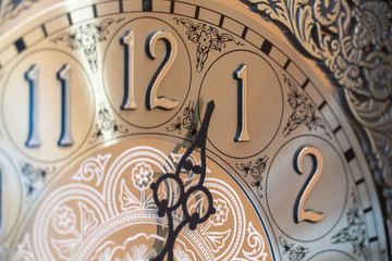 old clock on a background