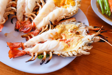 Grilled Giant River Prawn