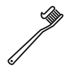 Tooth brush icon Vector simple design