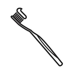 Tooth brush icon Vector simple design