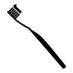 Tooth brush icon Vector simple design