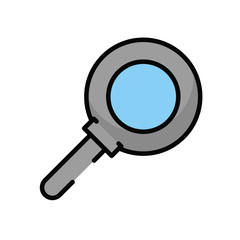 search magnifying glass isolated icon