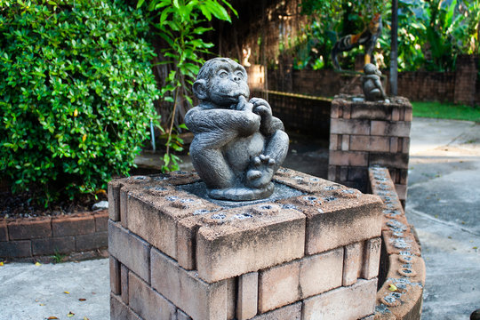 Monkey statue image