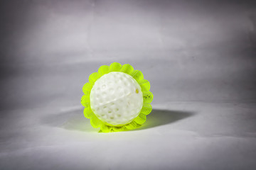 Green Shuttle cock with blue bat