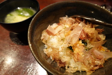Japanese traditional soba plate (Japanese food)