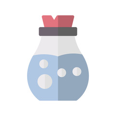 Icon potion in flat style. vector illustration and editable stroke. Isolated on white background.