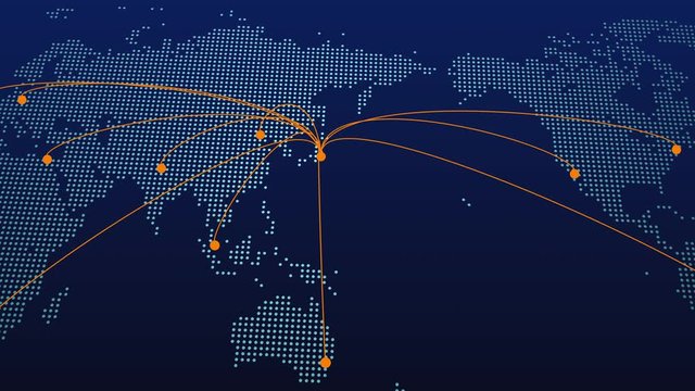 グローバルネットワーク  日本中心