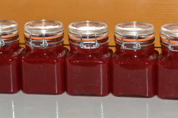 Marmelade im Einmachglas