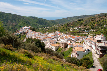 Fototapeta na wymiar municipio de la provincia de Málaga, Totalán