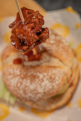 hamburguesa con carne