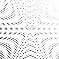 Abstract halftone dotted background. Monochrome pattern with dot and circles.  Vector modern futuristic texture for posters, sites, business cards, cover postcards, interior design, labels, stickers.