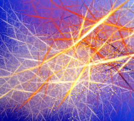 Orange, weiß, blauer Hintergründe oder Wallpapers