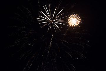 Colorful fireworks