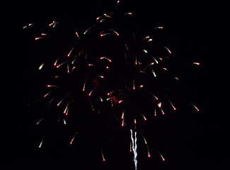 Colorful fireworks