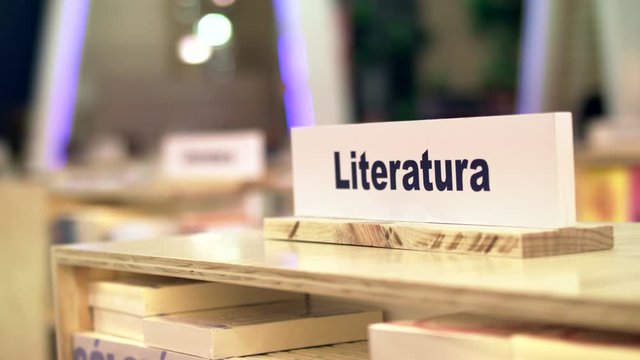 letrero literatura